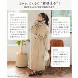 [ プチレタス ] ロングトレンチコート［K1288］ | KOBE LETTUCE | 詳細画像3 