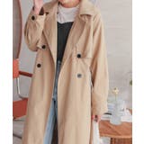 ベージュ | [ プチレタス ] ロングトレンチコート［K1288］ | KOBE LETTUCE