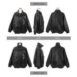 フェイクレザージップアップブルゾンレザー ジャケット アウター | KOBE LETTUCE | 詳細画像23 