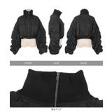 シャーリングスリーブ中綿MA1ショートブルゾン［K1345］ | KOBE LETTUCE | 詳細画像10 