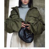 シャーリングスリーブ中綿MA1ショートブルゾン［K1345］ | KOBE LETTUCE | 詳細画像2 