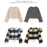 ノーカラーシャギークロップドコート［K1354］ | KOBE LETTUCE | 詳細画像12 