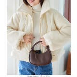 ビッグリボンスタンドカラー中綿ブルゾンコート ビッグリボン スタンドカラー | KOBE LETTUCE | 詳細画像2 