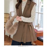 防シワテーラードジレベスト テーラードジレベスト ジレ | KOBE LETTUCE | 詳細画像9 