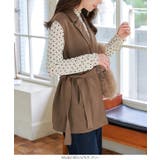 防シワテーラードジレベスト テーラードジレベスト ジレ | KOBE LETTUCE | 詳細画像10 