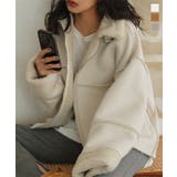 ムートンボアライダースコート ムートンボア ライダース | KOBE LETTUCE | 詳細画像1