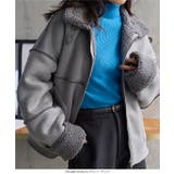 ムートンボアライダースコート ムートンボア ライダース | KOBE LETTUCE | 詳細画像8