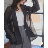 ロングスリーブシアーテーラードジャケット シアー テーラードジャケット | KOBE LETTUCE | 詳細画像1