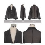 ロングスリーブシアーテーラードジャケット シアー テーラードジャケット | KOBE LETTUCE | 詳細画像16