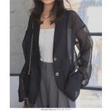 ロングスリーブシアーテーラードジャケット シアー テーラードジャケット | KOBE LETTUCE | 詳細画像5