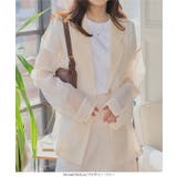 ロングスリーブシアーテーラードジャケット シアー テーラードジャケット | KOBE LETTUCE | 詳細画像12