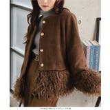 取り外し可能ファーつきフェイクウールアウター 取り外し可能 ファーつき | KOBE LETTUCE | 詳細画像12 