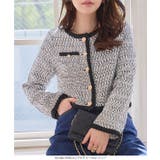 ショート丈ツイードジャケット［K1427］ ツイードジャケット ショート丈 | KOBE LETTUCE | 詳細画像8 