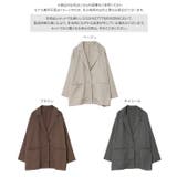 ストライプ柄テーラードジャケット［K1432］ テーラードジャケット ストライプ | KOBE LETTUCE | 詳細画像9 