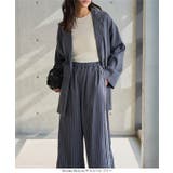 ストライプ柄テーラードジャケット［K1432］ テーラードジャケット ストライプ | KOBE LETTUCE | 詳細画像3 