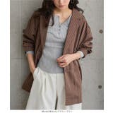 ストライプ柄テーラードジャケット［K1432］ テーラードジャケット ストライプ | KOBE LETTUCE | 詳細画像7 