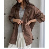 ストライプ柄テーラードジャケット［K1432］ テーラードジャケット ストライプ | KOBE LETTUCE | 詳細画像8 