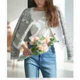 丸首ストレッチツイードジャケット［K1436］ | KOBE LETTUCE | 詳細画像3 