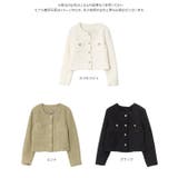 ブークレショート丈ジャケット［K1440］ ショート丈 ジャケット | KOBE LETTUCE | 詳細画像8 