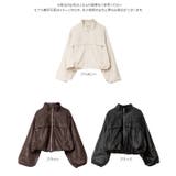 裾バルーンレザーブルゾン［K1441］ レザーブルゾン 裾バルーン | KOBE LETTUCE | 詳細画像11 