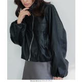 裾バルーンレザーブルゾン［K1441］ レザーブルゾン 裾バルーン | KOBE LETTUCE | 詳細画像5 