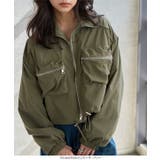 デザインポケットシャーリングスリーブブルゾン［K1442］ ブルゾン ジャケット | KOBE LETTUCE | 詳細画像7 