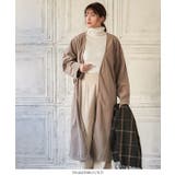 バックボタンスウェードノーカラーコート［K969］ | KOBE LETTUCE | 詳細画像6 