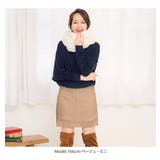 ふわもこあったか素材でぬくぬく！ミニorロング丈が選べる 起毛裏地ニットタイトス… | KOBE LETTUCE | 詳細画像9 