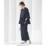 ［ワイド/テーパード］カットジョーゼットパンツ［M2510］ | KOBE LETTUCE | 詳細画像16 