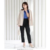 ［ワイド/テーパード］カットジョーゼットパンツ［M2510］ | KOBE LETTUCE | 詳細画像22 