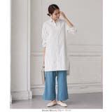 ［ワイド/テーパード］カットジョーゼットパンツ［M2510］ | KOBE LETTUCE | 詳細画像12 