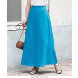 綿麻バックゴムセミフレアスカート レディース ボトムス | KOBE LETTUCE | 詳細画像11