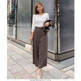 ［ 選べる2丈 ］とろみ素材ベルト付ワイドパンツ | KOBE LETTUCE | 詳細画像10 