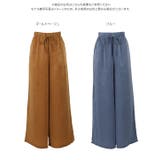 サテンワイドパンツ [M3049] レディース | KOBE LETTUCE | 詳細画像12 