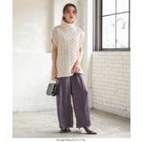 サテンワイドパンツ [M3049] レディース | KOBE LETTUCE | 詳細画像5 