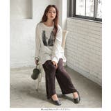 サテンワイドパンツ [M3049] レディース | KOBE LETTUCE | 詳細画像8 