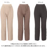 ニットプリーツウエストゴムワイドパンツ [M3077] レディース | KOBE LETTUCE | 詳細画像2 
