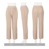 ニットプリーツウエストゴムワイドパンツ [M3077] レディース | KOBE LETTUCE | 詳細画像15 