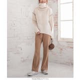 フェイクスエードセミフレアパンツ [M3099] レディース | KOBE LETTUCE | 詳細画像5 