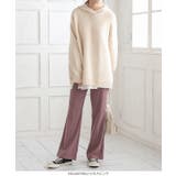 フェイクスエードセミフレアパンツ [M3099] レディース | KOBE LETTUCE | 詳細画像7 