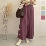 サイドパールワイドパンツ [M3115] レディース | KOBE LETTUCE | 詳細画像1 