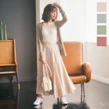 光沢パネルフレアスカート レディース スカート | KOBE LETTUCE | 詳細画像1 