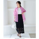 選べる2サイズ フラワーレースタイトスカート [M3154]レディース | KOBE LETTUCE | 詳細画像19 