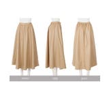 エコレザーギャザースカート フレア 合皮 | KOBE LETTUCE | 詳細画像12