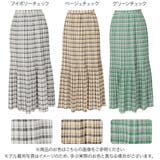 チェック柄消しプリーツスカート レディース スカート | KOBE LETTUCE | 詳細画像2
