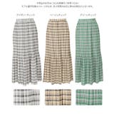 チェック柄消しプリーツスカート レディース スカート | KOBE LETTUCE | 詳細画像11