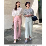 2type前開きパンツ レディース ロング丈 | KOBE LETTUCE | 詳細画像11