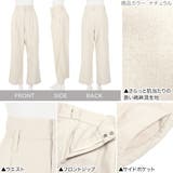 ハイウエストタックリネンパンツ レディース ボトムス | KOBE LETTUCE | 詳細画像3