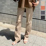 リブスリムストレートパンツ レディース ボトムス | KOBE LETTUCE | 詳細画像1