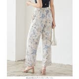 ペイント柄ゆるさらストレートパンツ [M3298] レディース | KOBE LETTUCE | 詳細画像6 